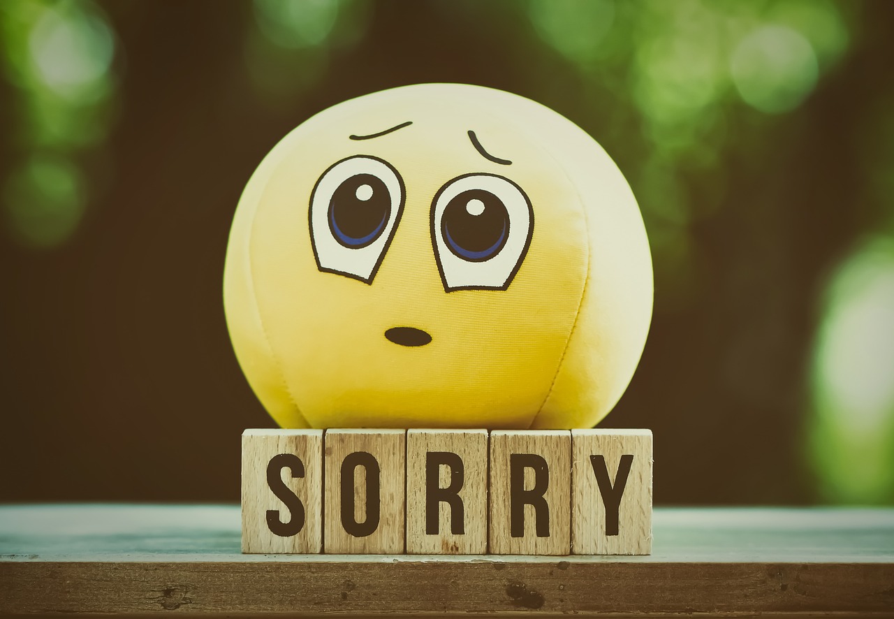 Image of a sorry emoji