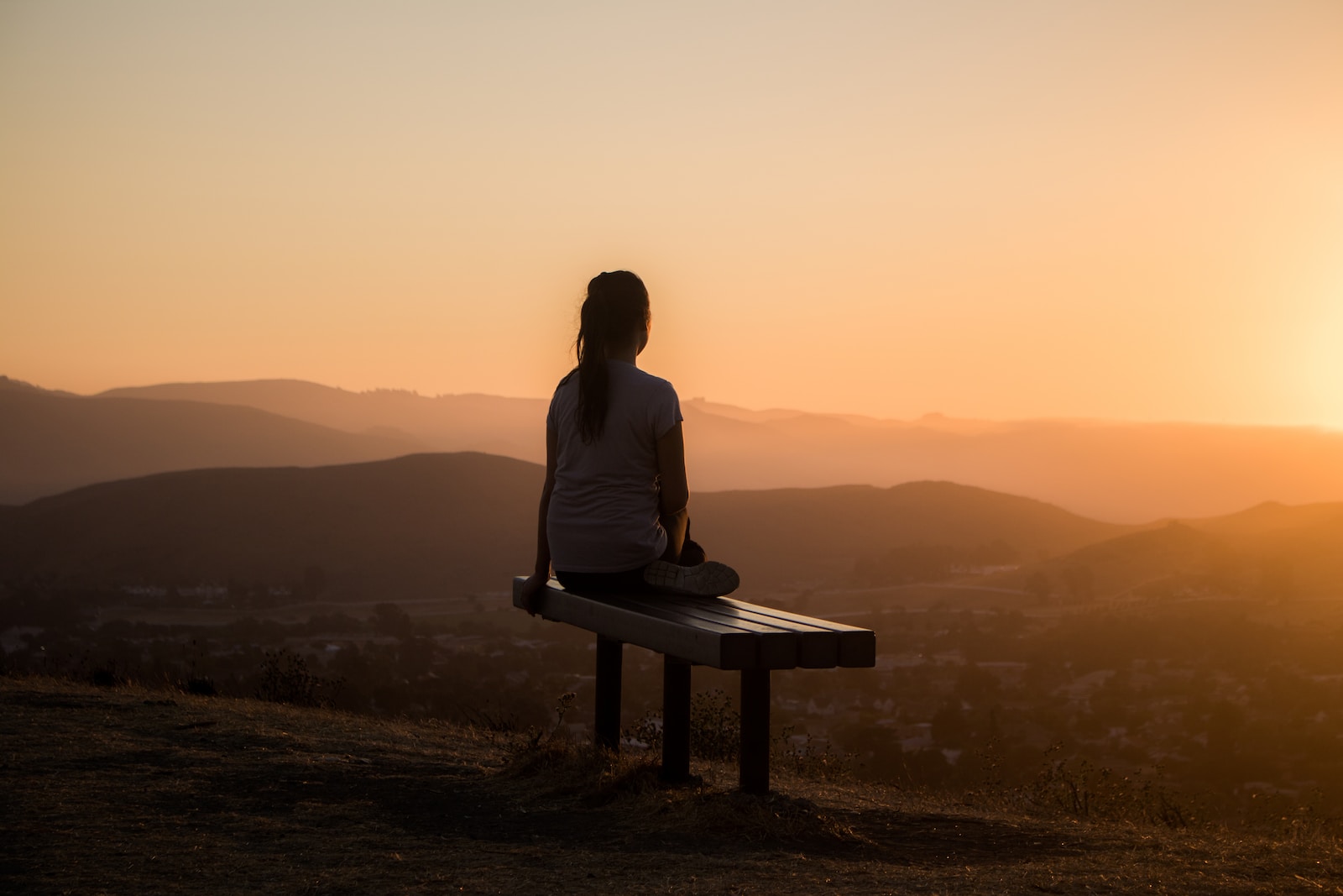 Image of a person meditating